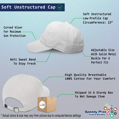 Vista 2 de Custom Soft Baseball Cap Weimaraner Dog Face Embroidery Dogs Twill Cotton Dad Hats for Men & Women