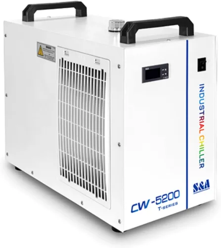Vista 10 de S&A CW-5000 DG Enfriador de agua industrial 7L 1.14HP 2.64gpm sistema de refrigeración por agua para 40W 50W 60W 70W 80W 90W 100W CO2 grabado láser