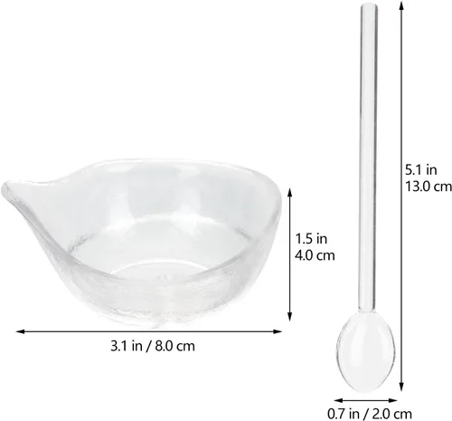 Vista 9 de Zerodeko Juego de cuencos faciales para mezclar faciales, cuencos de spa con cuchara, kits de herramientas faciales para bricolaje, máscaras