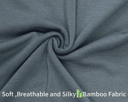 Vista 4 de Pijama de bambú para bebé, mameluco de manga corta sin pies, cierre a presión para niños y niñas