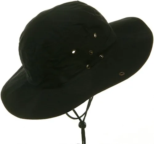 Vista 2 de MG Sombrero de pesca (01)-negro W10S32F, Negro