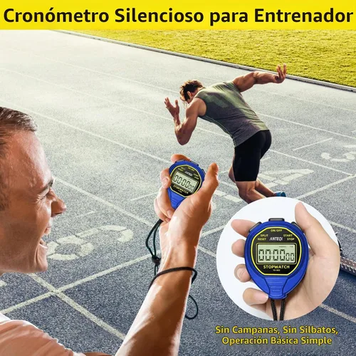 Vista 5 de Cronómetro Impermeable Temporizador, Pantalla Grande Cronómetro Simple Silencioso con Función de Encendido/Apagado Sin Reloj Sin Calendario Sin