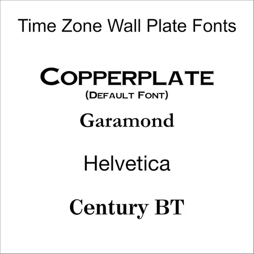 Vista 3 de Letreros de reloj del mundo de 2 x 8 pulgadas / Señales grabadas para viajeros de pared de zona horaria – Regalo de negocios o oficina en casa – 21