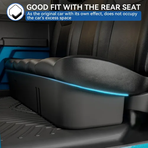 Vista 5 de oEdRo Almacenamiento debajo del asiento apto para Ford F-150 F150 SuperCrew/Crew Cab 2015-2025, F-250/F-350/F-450/F-550 Super Duty 2017-2024