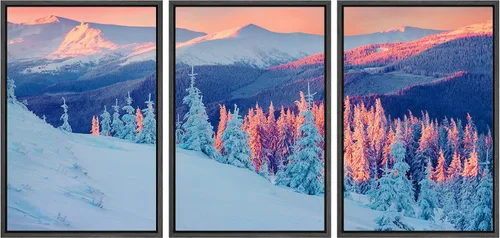 Vista 83 de wall26 Lienzo enmarcado para pared, juego de arte de selva, rana, hoja de palmera, naturaleza, desierto, arte moderno, realismo, decorativo