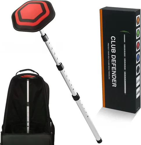 Vista 9 de Sistema de soporte de bolsa de viaje de golf, kit de protección de viaje de club de golf