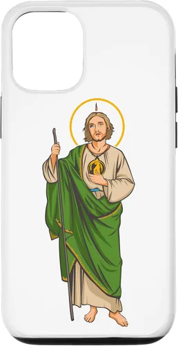 Vista 26 de Funda para iPhone 16 San Judas Tadeo. Santo De Las Causas Difícil