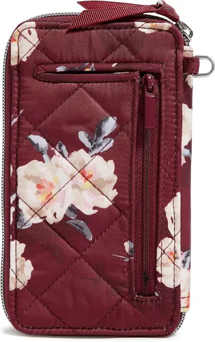 Vista 3 de Vera Bradley Pulsera grande de sarga para smartphone con protección RFID