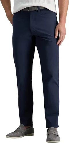 Vista 9 de Haggar - Pantalón deportivo de viaje para hombre, ajuste recto, 5 bolsillos, elástico, casual, con tecnología Performance