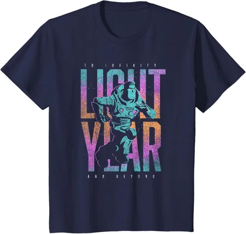 Vista 51 de Disney Pixar Lightyear Buzz Lightyear To Infinity And Beyond Camiseta, Negro