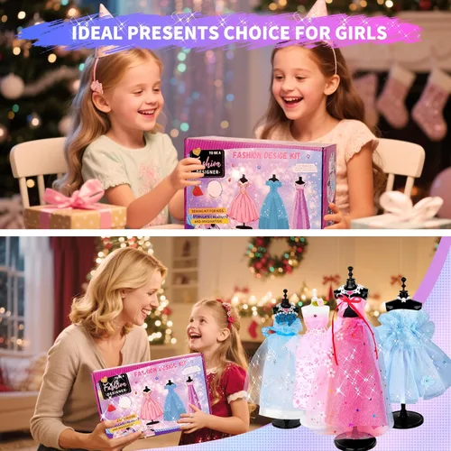 Vista 9 de MPQMPQ Más de 1000 kits de diseño de moda para niñas de 6 7 8 9 10 11 12 +