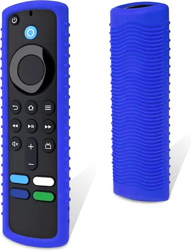 Vista 15 de Juego de 3 fundas de silicona para control remoto Fire TV Stick Soft washable silicone skin, compatible with most Fire TV 4K remotes, anti-slip