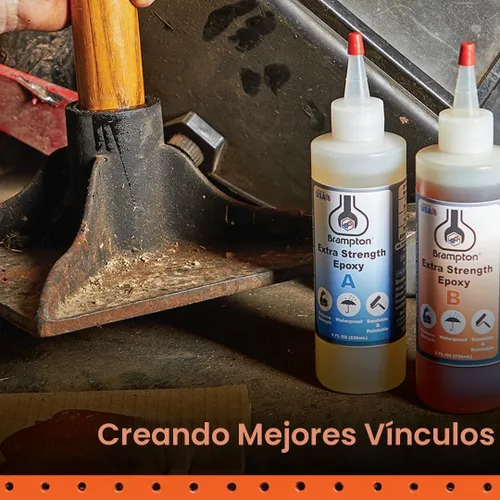 Vista 8 de Brampton Epoxi extra resistente, vida útil de 20 minutos, kit de pegamento epoxi impermeable de 2 partes para azulejos, metal, cerámica, vidrio