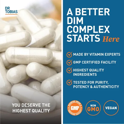 Vista 7 de Dr. Tobias Complejo multivitamínico y DIM para adultos, apoya el equilibrio energético, inmunológico y hormonal para hombres y mujeres con 42 frutas