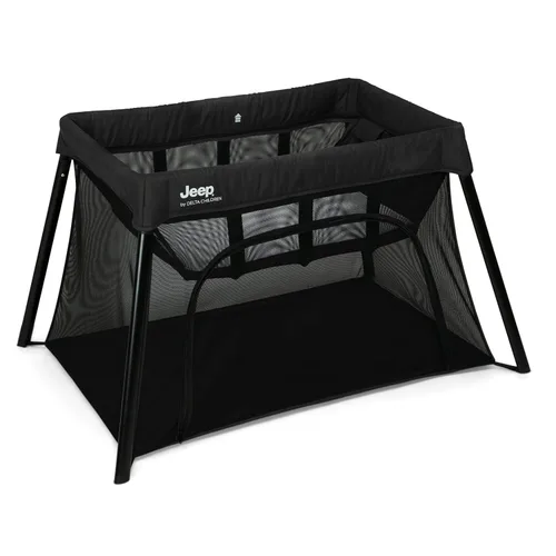 Vista 7 de Jeep Horizon Compact Travel 2 en 1 - Patio de juegos y moisés, color negro