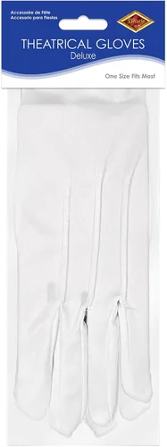 Vista 6 de Beistle - Accesorios de disfraz para hombre, talla única, para fiesta nocturna, color blanco, 1 par de EE. UU