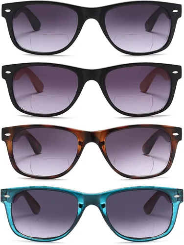 Vista 3 de Gamma Ray - Gafas de sol bifocales para hombres y mujeres 3 pares de gafas de sol