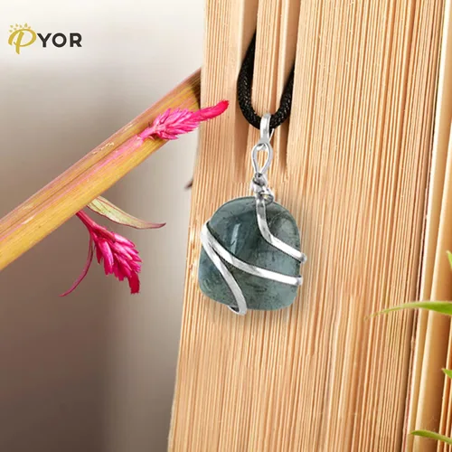 Vista 118 de PYOR Collar con colgante curativo de Reiki de cristal, gemas de buena suerte, prosperidad, riqueza, piedras preciosas naturales, collares de buena