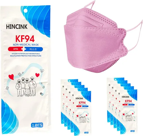 Vista 23 de Disposable Masks 10 Pack, 4-Layer Individually Wrapped Masks for Adults Adultos-colorido-a