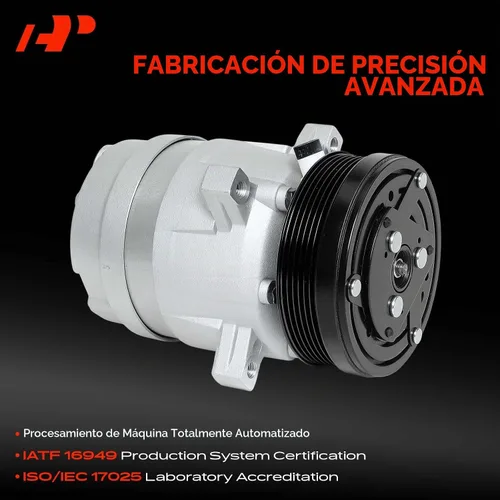 Vista 3 de A-Premium Compresor de CA con embrague compatible con Chevrolet y GMC