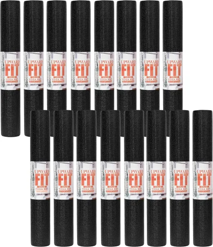 Vista 10 de 12 or 16-Pack Value Yoga Mat, 68" x 24" Non Slip Exercise Mat, 3mm Thick Gym Mat, Bulk Non Toxic Yoga Mats for Schools and Studios