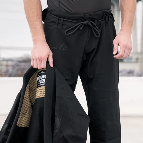 Vista 5 de Gold BJJ Valiant Gi - Uniforme de Jiu Jitsu de tejido de perlas pesado de 550gsm - IBJJF Legal