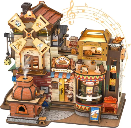 Vista 12 de CUTEBEE Kit de Libros para Rincón de Lectura - Kit de Casa en Miniatura de Bricolaje para Adultos y Adolescentes, Estantería para Libros de Casa