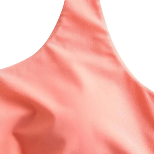 Vista 4 de ZAFUL Women's Front Knot Bikini Tops Crop Tankini Top Scoop Neck Padded Bathing Suit Tops