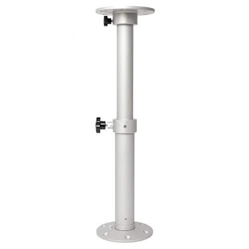 Vista 10 de Flylin Pedestal de mesa ajustable, soporte desmontable para patas de soporte, marco de montaje de base de aleación de aluminio de 17.8 a 27.2 Negro