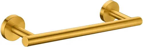 Vista 12 de Modket 9 pulgadas de oro cepillado barra de toalla de baño hardware de acero inoxidable 304 montado en la pared toalla de cocina titular paños