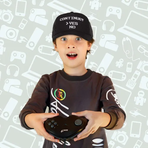 Vista 6 de PopCrew Sombreros de juego Divertidos regalos de videojugador, accesorios para hombres, mujeres, niños, adolescentes y niños