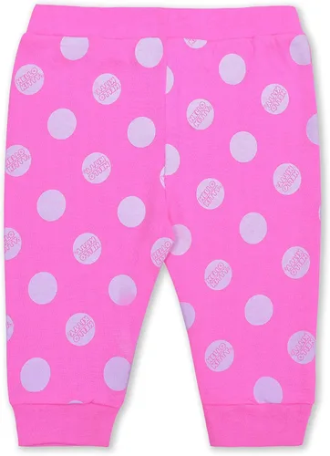 Vista 3 de Hello Kitty Conjunto de 2 piezas con estampado de lunares rosa y blanco