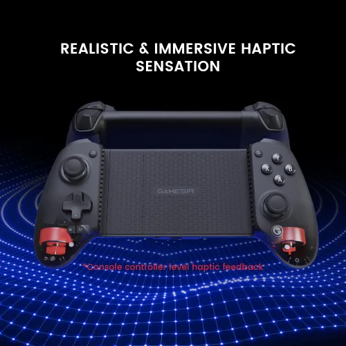 Vista 5 de GameSir G8 Plus Bluetooth Mobile Game Controller for Switch & iOS & Android & Tablets, Wireless Gamepad with Hall Effect Joysticks/Hall Trigger