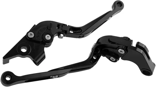 Vista 3 de Para Yamaha MT-07 2014-2020 Accesorios de motocicleta CNC ajustable plegable extensible freno embrague palancas (negro)