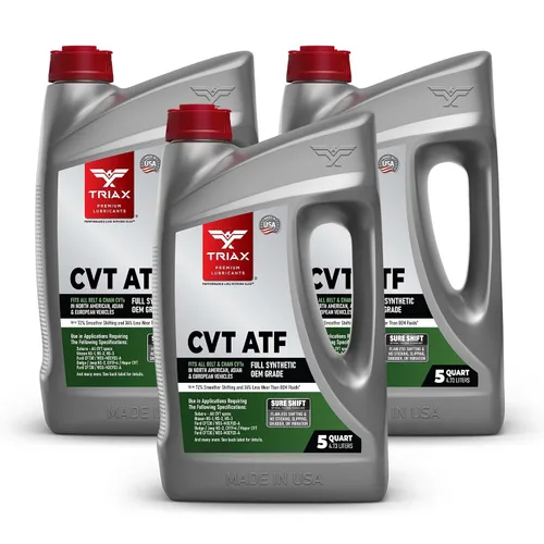 Vista 9 de TRIAX CVT ATF Líquido de transmisión CVT antideslizante universal de grado OEM, supera todas las especificaciones OEM (1 cuarto de galón)