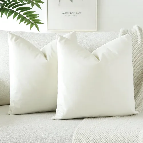 Vista 11 de OTOSTAR - Fundas de almohada decorativas de 16 x 16 pulgadas, fundas de cojín de terciopelo suave, fundas cuadradas para sofá, cama, sofá del hogar