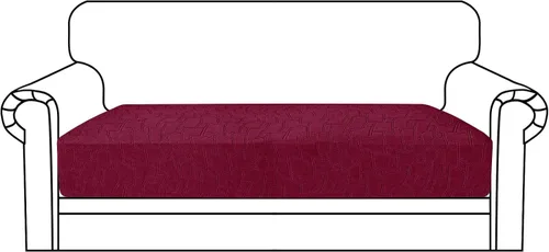 Vista 26 de MAXIJIN Fundas de cojín impermeables para sofá, funda de cojín individual de asiento de silla, fundas elásticas para sofá modular con parte inferior