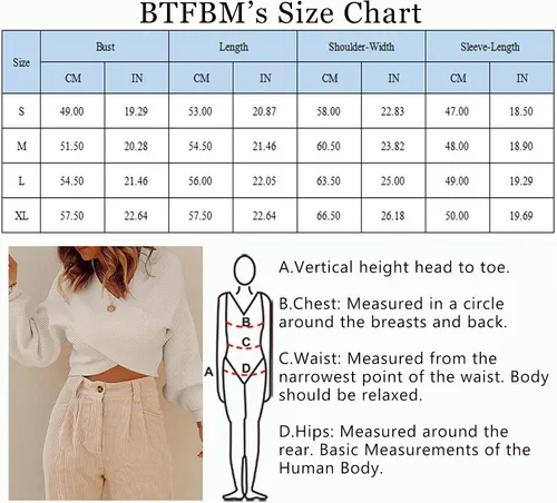 Vista 6 de BTFBM - Suéter casual para mujer con manga larga, cuello en V, frente cruzado, hombros descubiertos, dobladillo asimétrico, tejido de punto