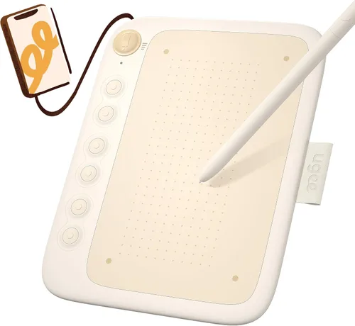 Vista 12 de UGEE Q6 - Tableta de dibujo de 6.5 x 4 pulgadas para teléfono Android con 6 teclas de acceso rápido, tableta gráfica, modo de dibujo ajustable