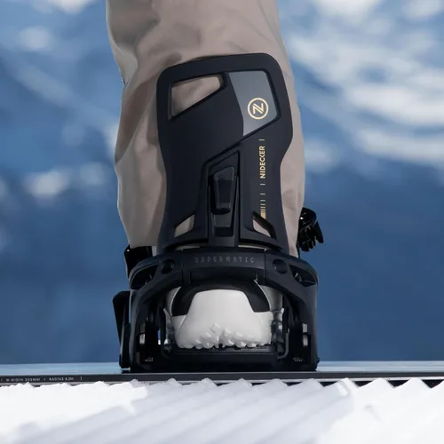 Vista 2 de Nidecker OG Supermatic Men's Rear-Entry Snowboard Bindings Negro