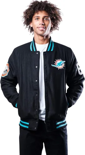 Vista 11 de Ultra Game Men's NFL Official Classic Varsity Coaches Jacket Coat