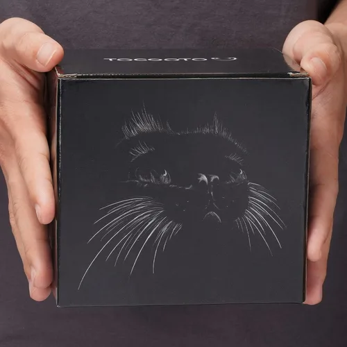 Vista 8 de Taza de café de cerámica con diseño de gato de 14 onzas, regalo para amantes de los gatos, regalos personalizados para inauguración de la casa