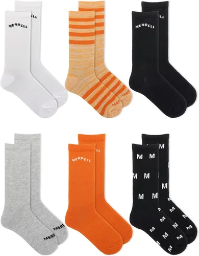 Vista 2 de Merrell Hybrid Hike Crew Calcetines 6-Pack (niños pequeñosniños grandes)