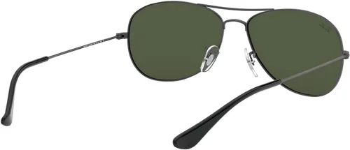 Vista 7 de Ray-Ban RB 3362-004 Gunmetal-Grey COCKPITAVIATOR Metal-FrameGafas de sol con lentes de color verde cristal-2.323in