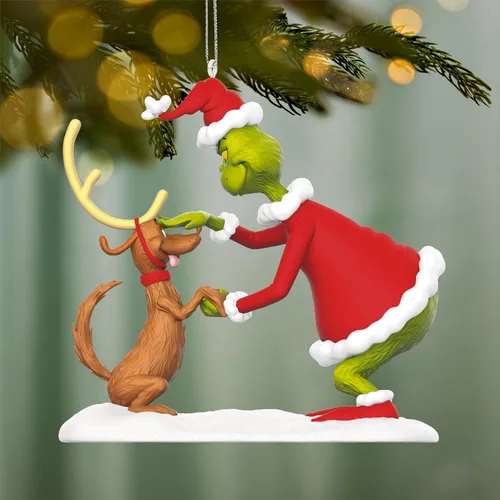 Vista 3 de Hallmark Keepsake Adorno del Dr. Seuss Grinch