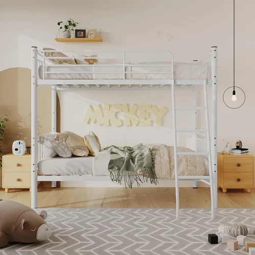 Vista 17 de erosoei Base de cama matrimonial completa de metal con espacio de almacenamiento, base de cama de acero de 74.8 pulgadas con almohadillas