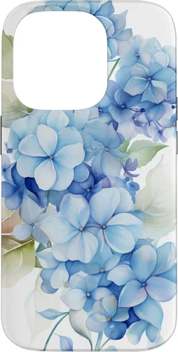 Vista 16 de Funda para iPhone 11 con patrón de acuarela de hortensias