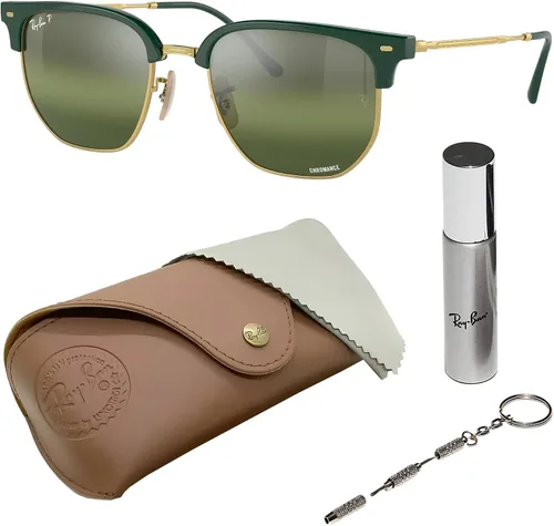 Vista 44 de Ray-Ban RB4416 NEW CLUBMASTER - Gafas de sol de forma cuadrada redonda con kit oficial de gafas