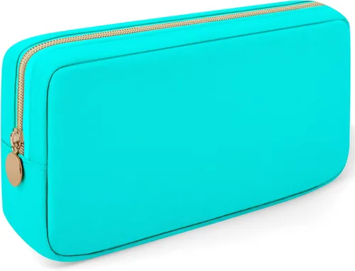 Vista 10 de XSUIOY Bolsa de maquillaje de viaje para bolso, bonita bolsa de maquillaje preparada para cosméticos, bolsa organizadora para mujeres, bolsa