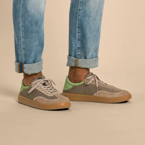 Vista 5 de OLUKAI Punini - Tenis deportivos para hombre, diseño clásico con cordones y plantilla de contorno, ajuste cómodo y suela de goma con agarre húmedo